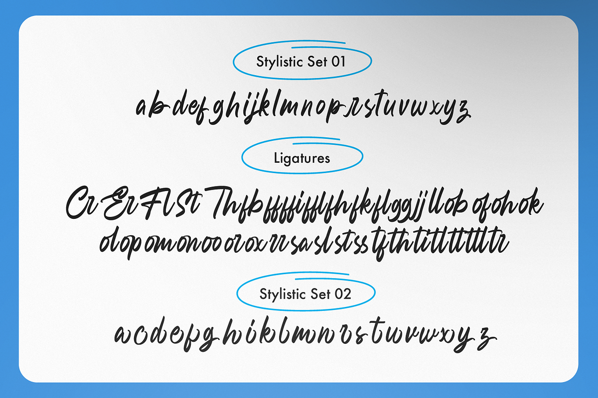 Ravvegin - Calligraphy Font, a Handwritten Font by Haps Space (Photo 14 of 15)