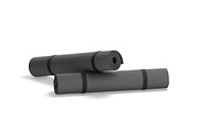 Black Twisted Yoga Mat Set 3D Model, an Object 3D Model by rebrandy (Thumbnail 4 of 9)