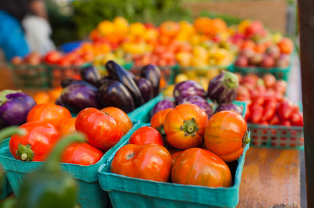 Colorful Farmer's Market Produce