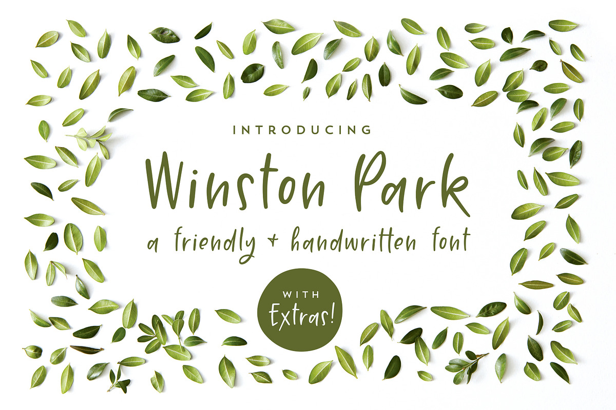 Winston Park | A Handwritten Font