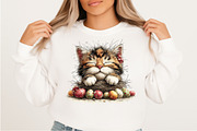 Whimsical Easter Kitten Clipart, an Illustration by Craft Nest (Thumbnail 7 of 11)
