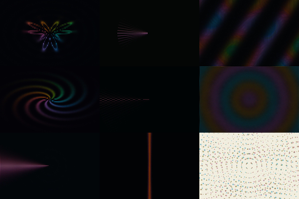 Retro-Tech 4K Grid Dots Motion Pack, a Background Graphic by cheapmotiongraphics (Photo 7 of 7)