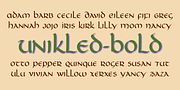 Unikled, a Font by Ingrimayne Type (Thumbnail 4 of 7)