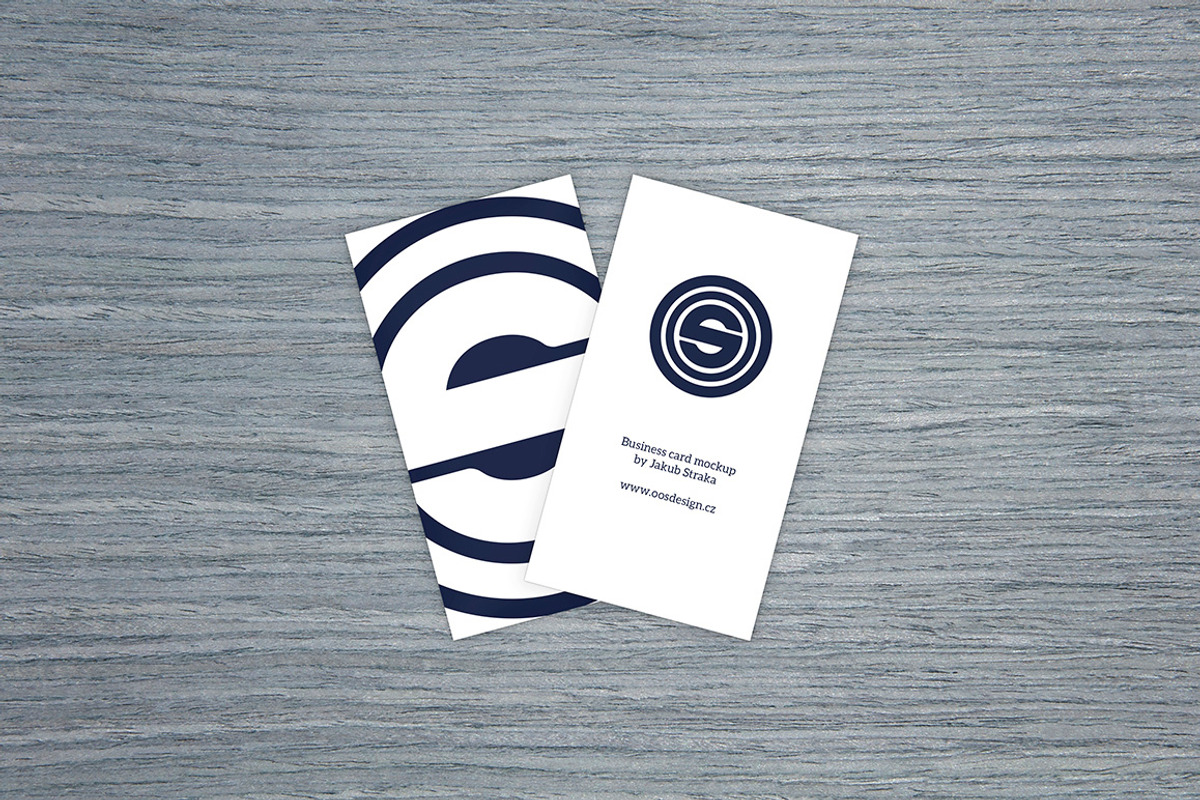 Business cards mockup, a Print Template by OOS Design (Photo 4 of 8)