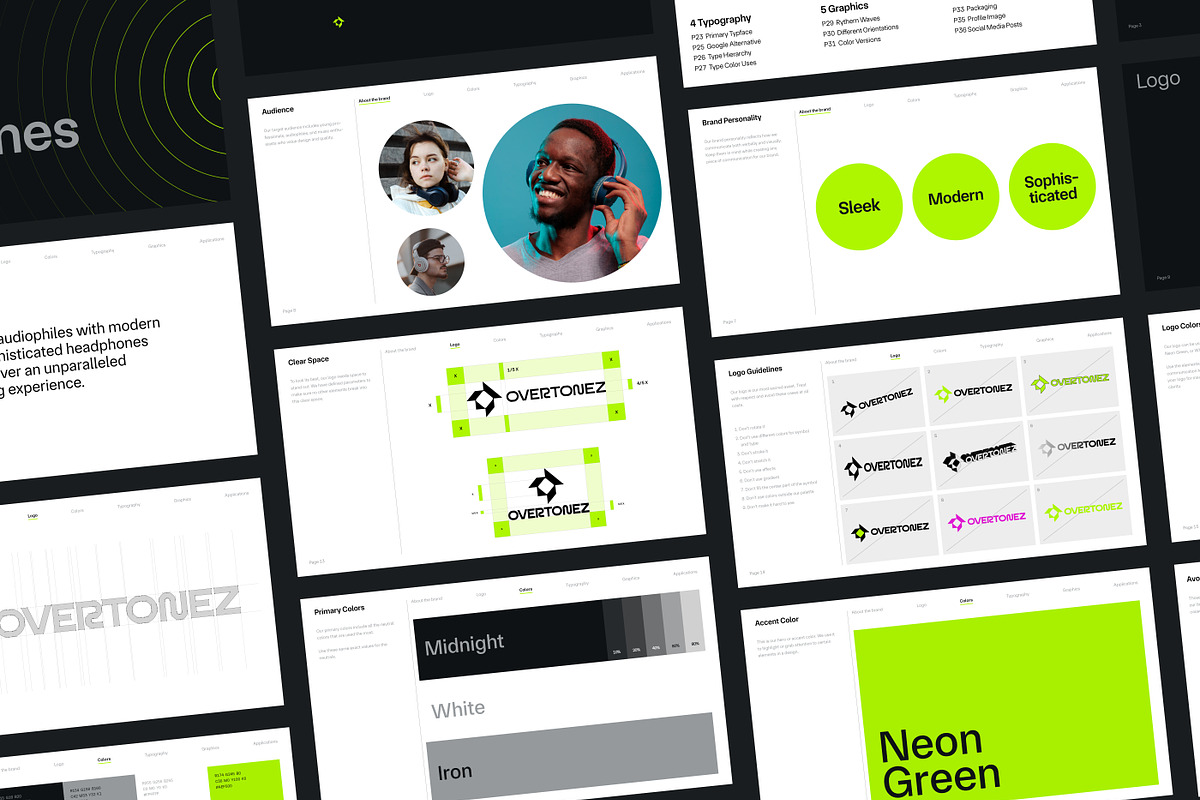 Overtonez - Brand Guide Template, a Branding & Logo Template by Hamdi Designs (Photo 12 of 12)