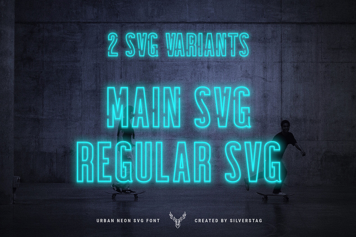 7EVEN SVG - Urban Neon Font Pack, a Sans Serif Font by SilverStag Type Foundry (Photo 14 of 15)