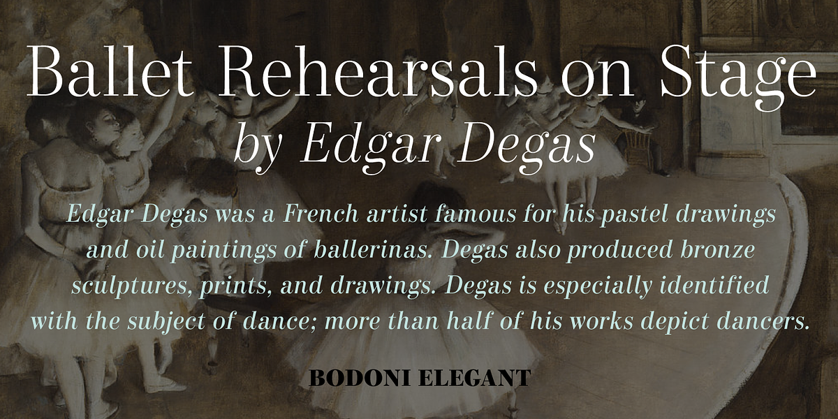 Bodoni Elegant, a Serif Font by Alan Meeks Collection (Photo 3 of 5)
