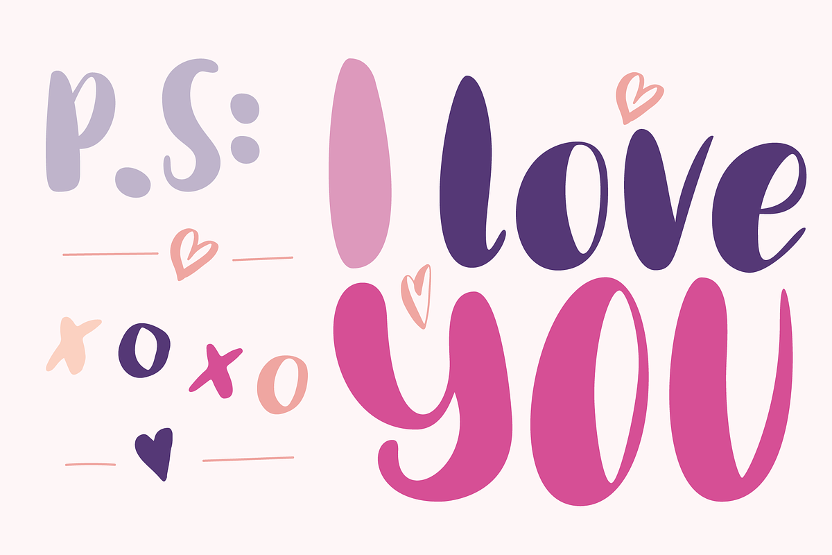 Truly Love Chunky Handwritten Font, a Sans Serif Font by Dancing with Ink (Photo 9 of 19)