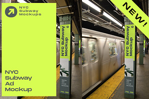 Poster Mockup NYC Subway
