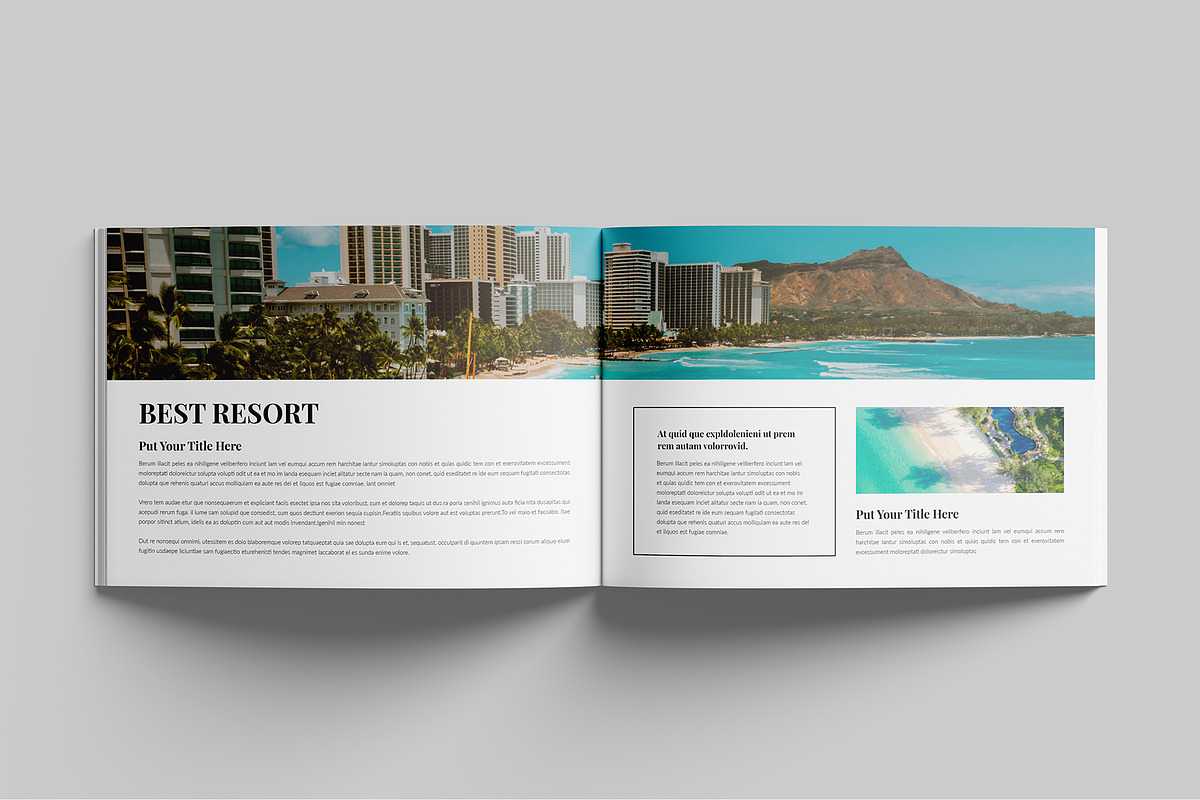 Travel Magazine Template Landscape, a Magazine Template by Cleffon_Graphic_Studio (Photo 3 of 11)