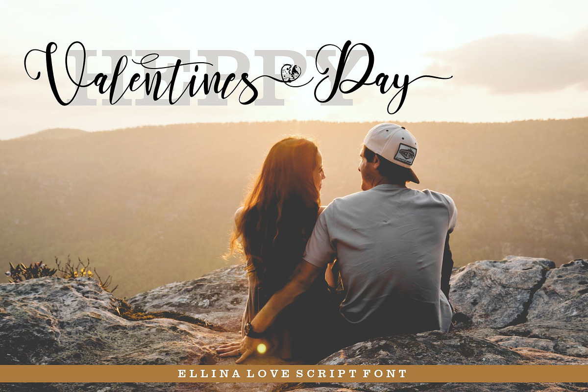 Ellina Love, a Script Font by Nowlystudios (Photo 5 of 6)