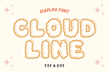 Cloud Line - Baby Font Types