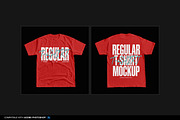 Heavyweight Regular T-shirt Mockup, a Shirt Mockup by Irhasalfahad (Thumbnail 5 of 6)