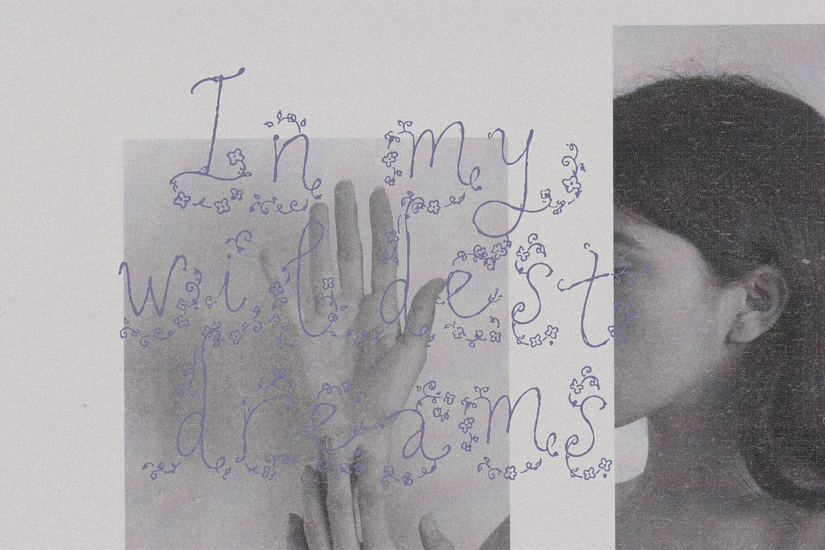 Whimsical Floral Script Font Trio, a Handwritten Font by Laras Wonderland (Photo 4 of 12)