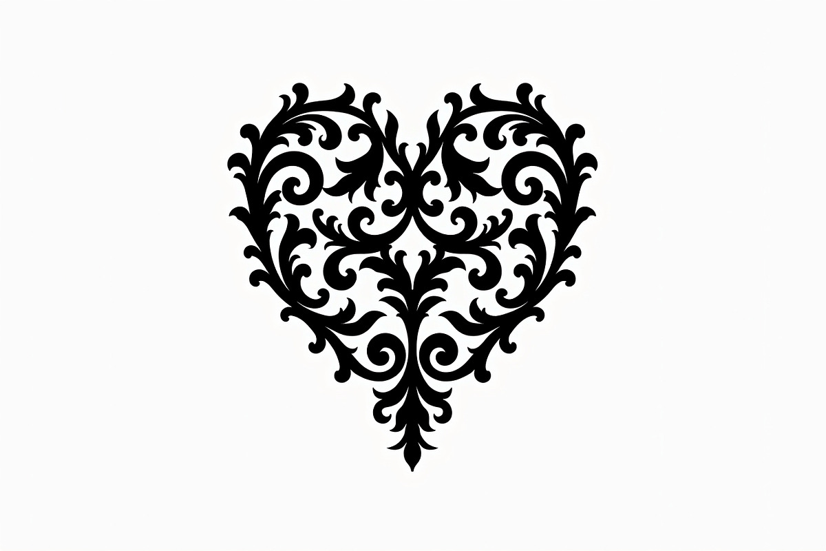 Romantic Lace Heart Clipart, an Illustration by Artivon (Photo 7 of 21)