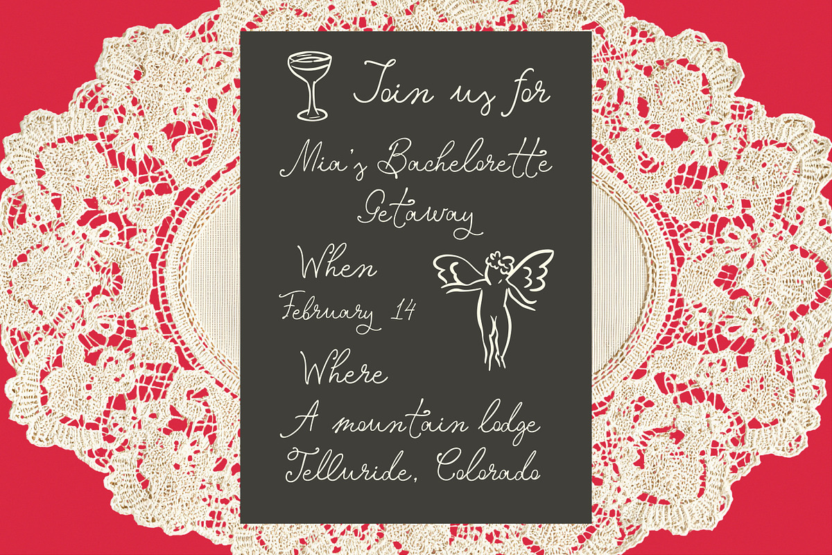 Rachel's Letter Font, a Handwritten Font by AnnArt (Photo 8 of 16)