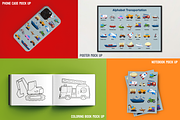 A to Z Transportation Collection, a Transportation Illustration by arsansp (Thumbnail 4 of 4)