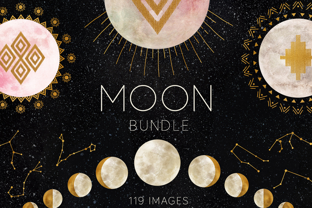 MOON BUNDLE, a Work Illustration by Chus Moreno Studio (Photo 1 of 20)