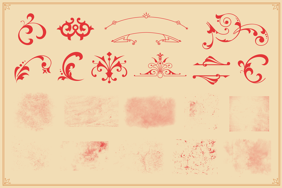 Vintage Vector Elements preview 4
