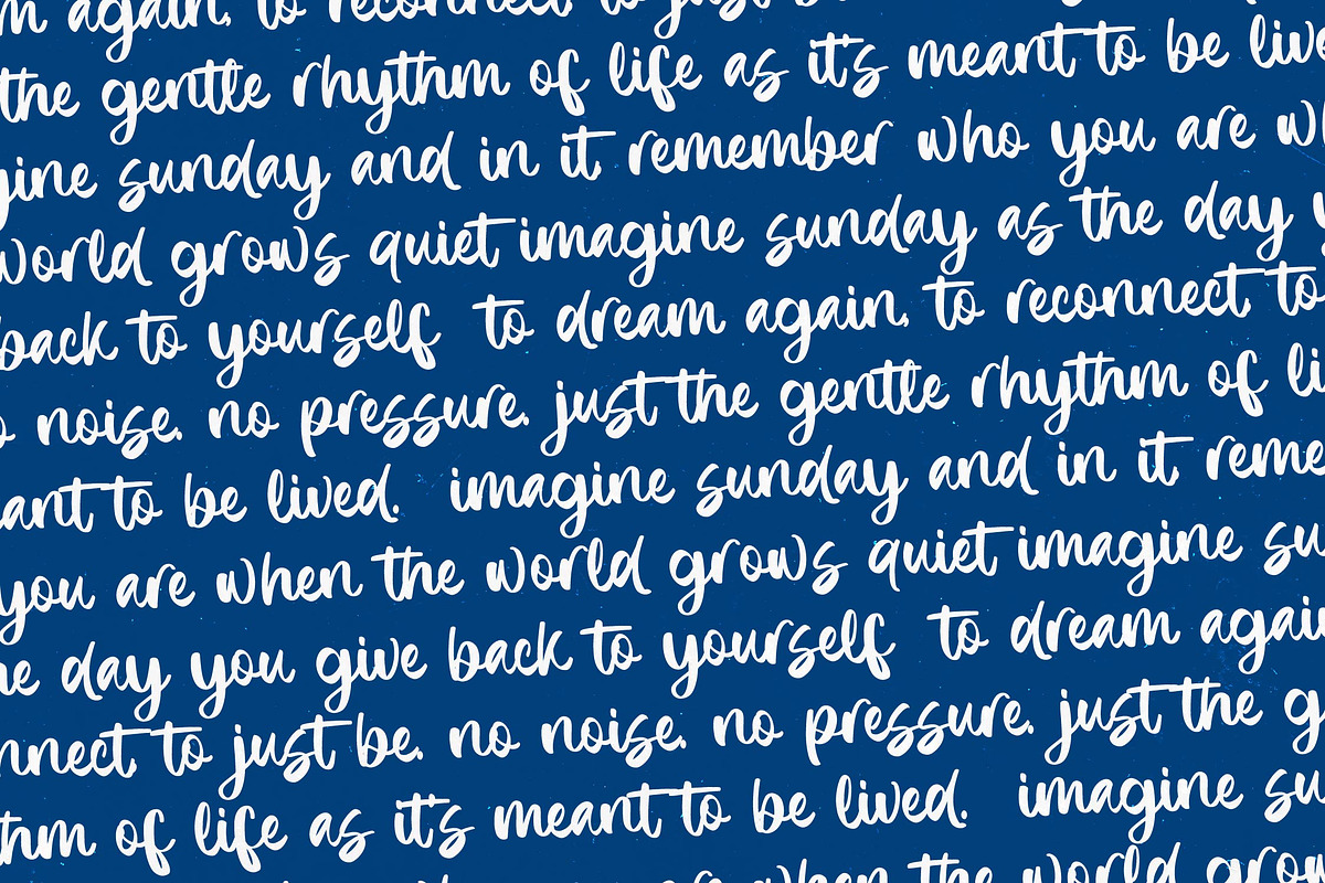 Imagine Sunday Bold Handwritten Font, a Script Font by Letterena Studios Script (Photo 11 of 20)