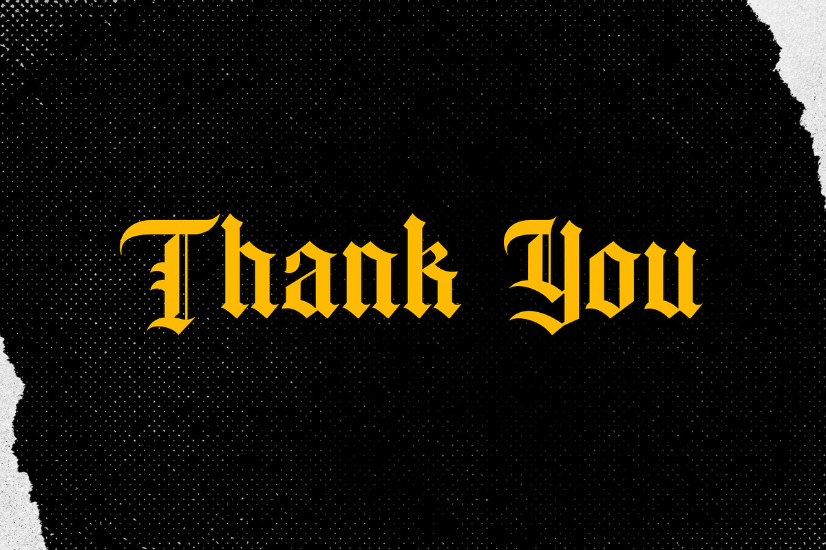 Wilson Wells - Blackletter Font, a Blackletter Font by StringLabs (Photo 10 of 10)