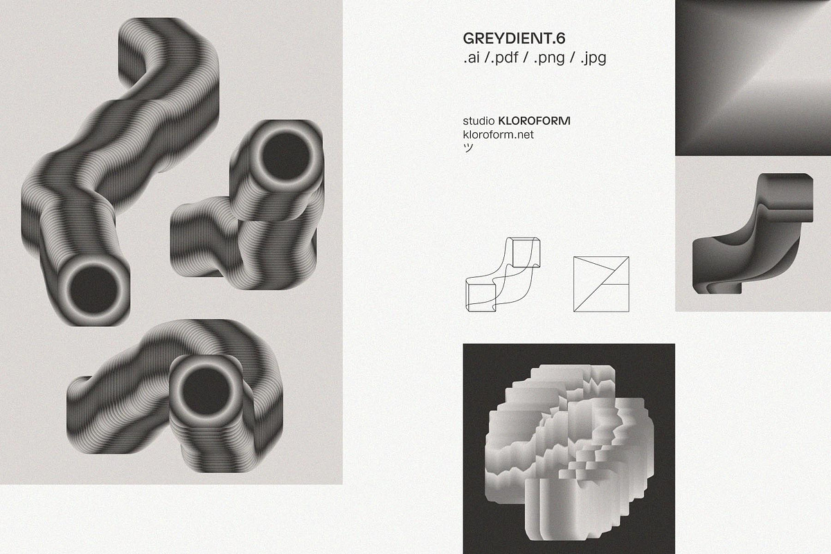 Greydient 6, an Object Graphic by kloroform (Photo 10 of 14)