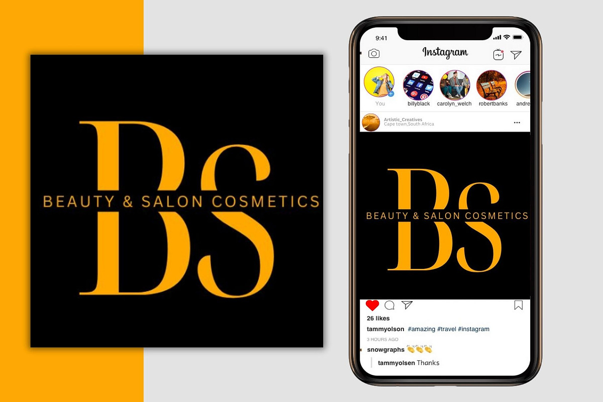 Editable Beauty Salon Logo Template, a Branding & Logo Template by Mishek Munene (Photo 2 of 8)