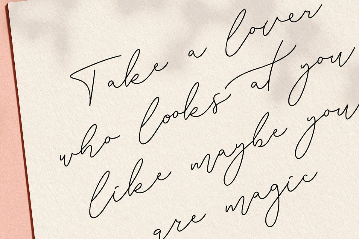 Chantelle | Handwritten Script Font, a Handwritten Font by Monterey Studio