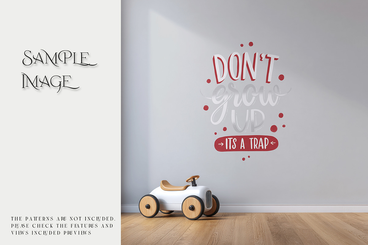 Nursery Wallpaper PNG & PSD Mockups, a Product Mockup by mock-ups (Photo 10 of 12)