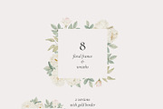 Watercolor White Rose Collection, an Object Illustration by bloomscape (Thumbnail 11 of 13)