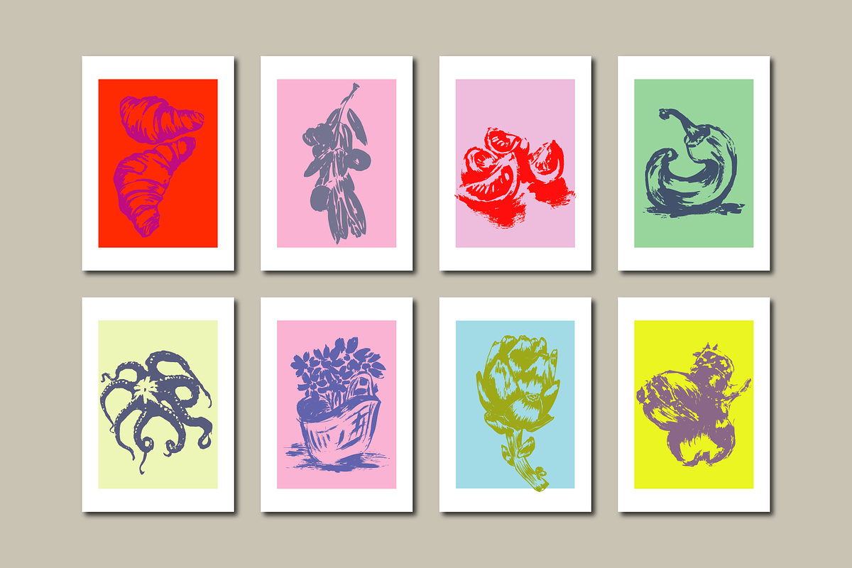 MODERN ART PRINT BUNDLE (50 designs), a Decorative Illustration by Bonfloret Studio (Photo 5 of 15)