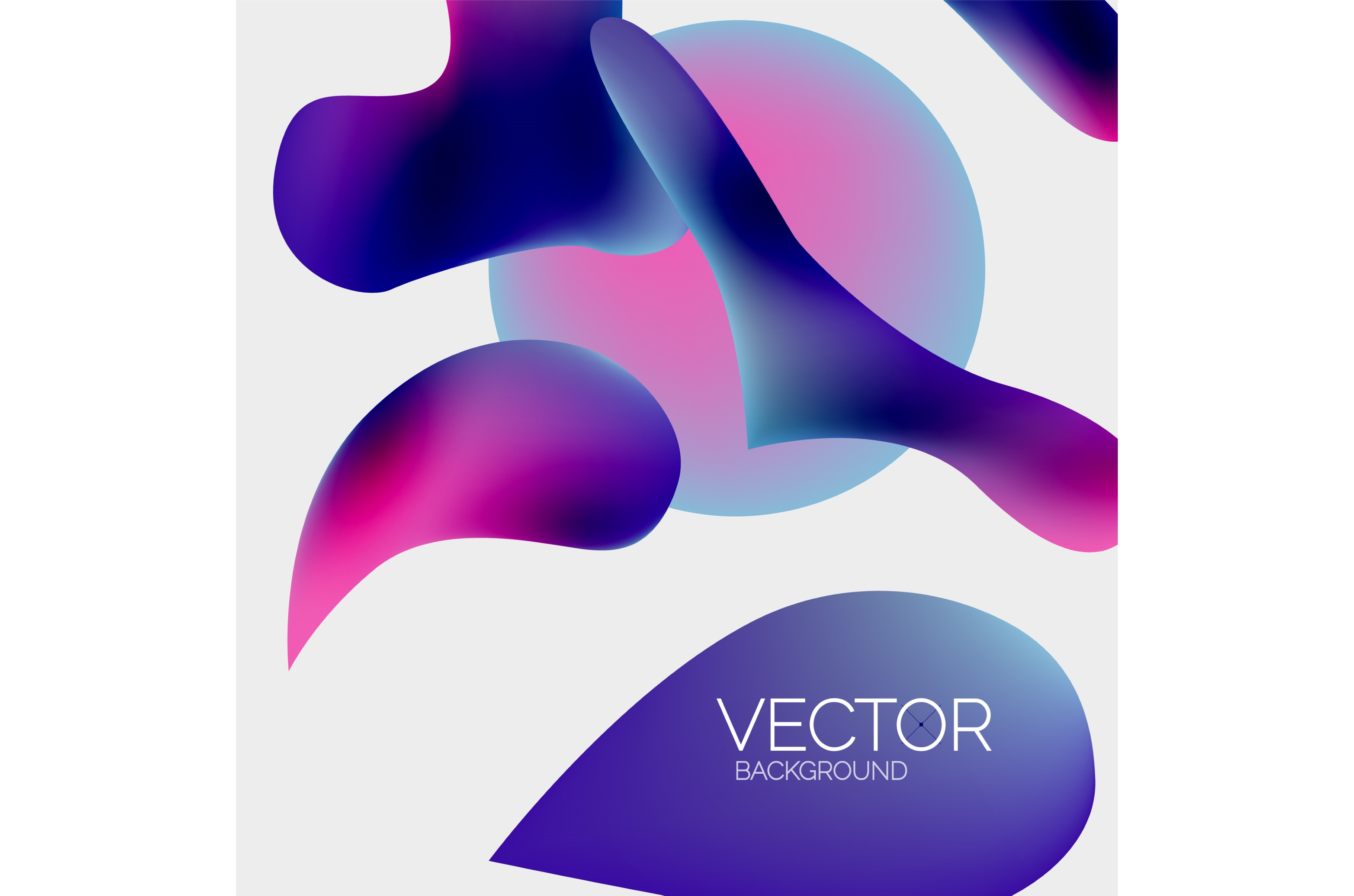 Vector abstract glowing shapes, an Illustration by antishock
