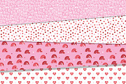 Valentines Day seamless patterns, a Decorative Illustration by rosypatterns (Thumbnail 3 of 9)
