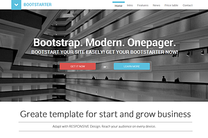BootStarter one page parallax busine