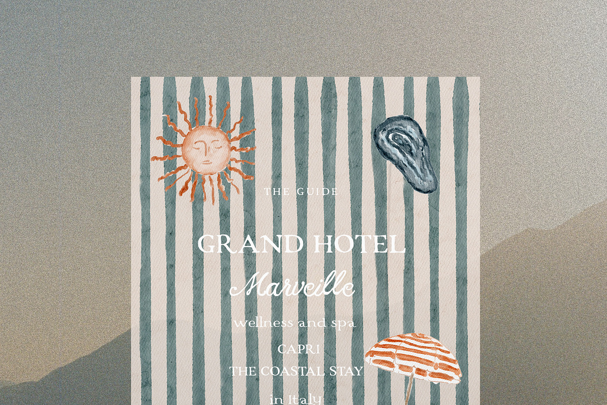 Hand Drawn Watercolor Summer Icons, an Object Graphic by Laras Wonderland (Photo 15 of 20)