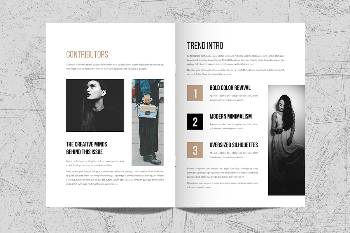 Fashion Magazine Template Design, a Magazine Template by White Graphic (Photo 3 of 11)