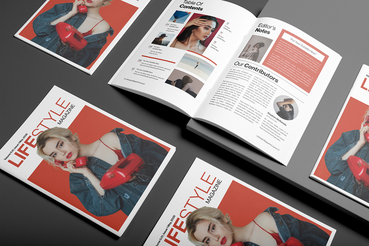Lifestyle Magazine Template preview 5