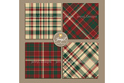 Christmas Plaids Digital Papers, a Pattern Graphic by JennyL Designs (Thumbnail 4 of 7)
