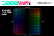 3000 millenial color swatches set, a Palette Add-On by ToonPlanet Vector Assets (Thumbnail 4 of 9)