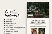 Rustic Wedding Website Invitation, a Design Template by JOA CREATIVE LAB (Thumbnail 3 of 8)