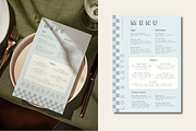 Premium Restaurant Menu Template Set, a Branding & Logo Template by Soigné Branding Studio (Thumbnail 1 of 7)