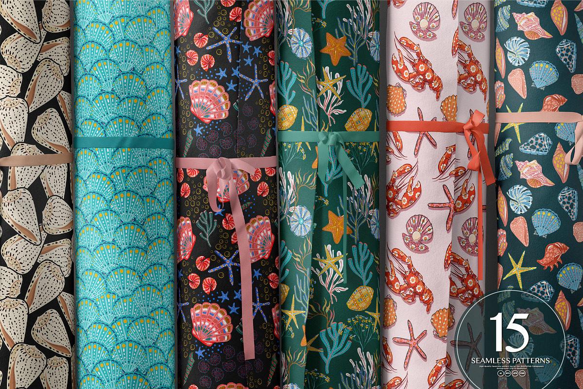 SEA-LIFE, a Pattern Graphic by MSNTY STUDIOX (Photo 5 of 24)