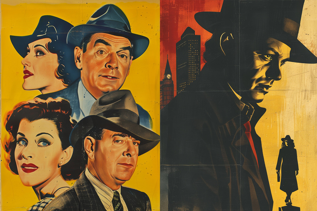 209 Vintage movie posters, a Person Illustration by Handmadefont (Photo 5 of 11)