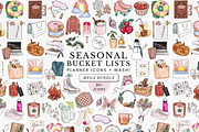 Seasonal Planner Icons Bundle, a Seasonal Illustration by TWG Designs (Thumbnail 1 of 8)