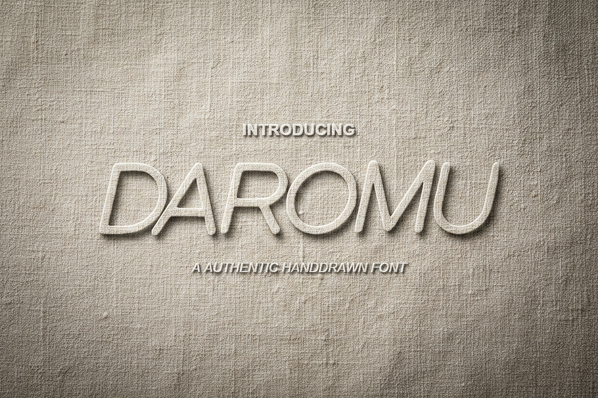 Daromu Typeface - The Elegant Luxury, a Font by Astuti Studio (Photo 1 of 16)