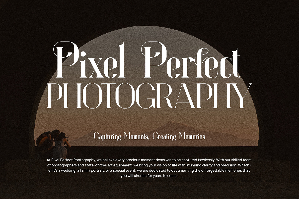 Angilia Elegant Ligature Serif Font, a Serif Font by Perfectype (Photo 8 of 9)