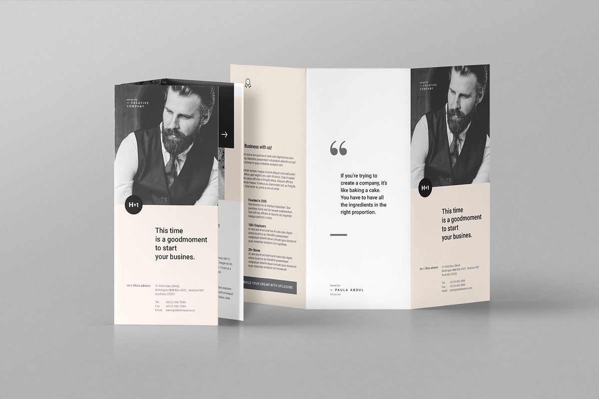 Business TriFold Brochure, a Brochure Template by BOXKAYU (Photo 6 of 6)