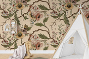 Cute houses on branhes Pattern, a Pattern Graphic by MouseGrey (Thumbnail 4 of 10)