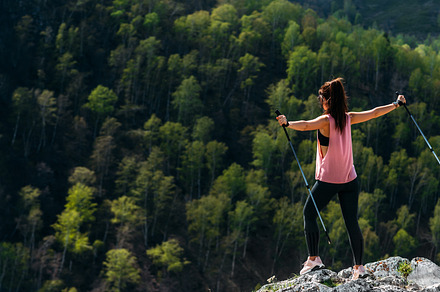 The man on the top of the mountain, a Sports & Recreation Photo by SOTNIKOV_MISHA