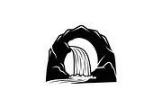 Waterfall Arch Landscape SVG Bundle, an Illustration by jahid234 (Thumbnail 11 of 31)